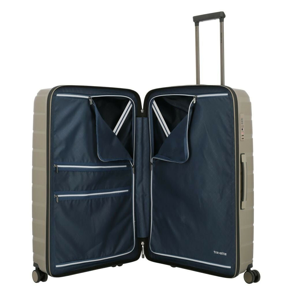 Travelite Air Base Champagner 4-Rollen Trolley L