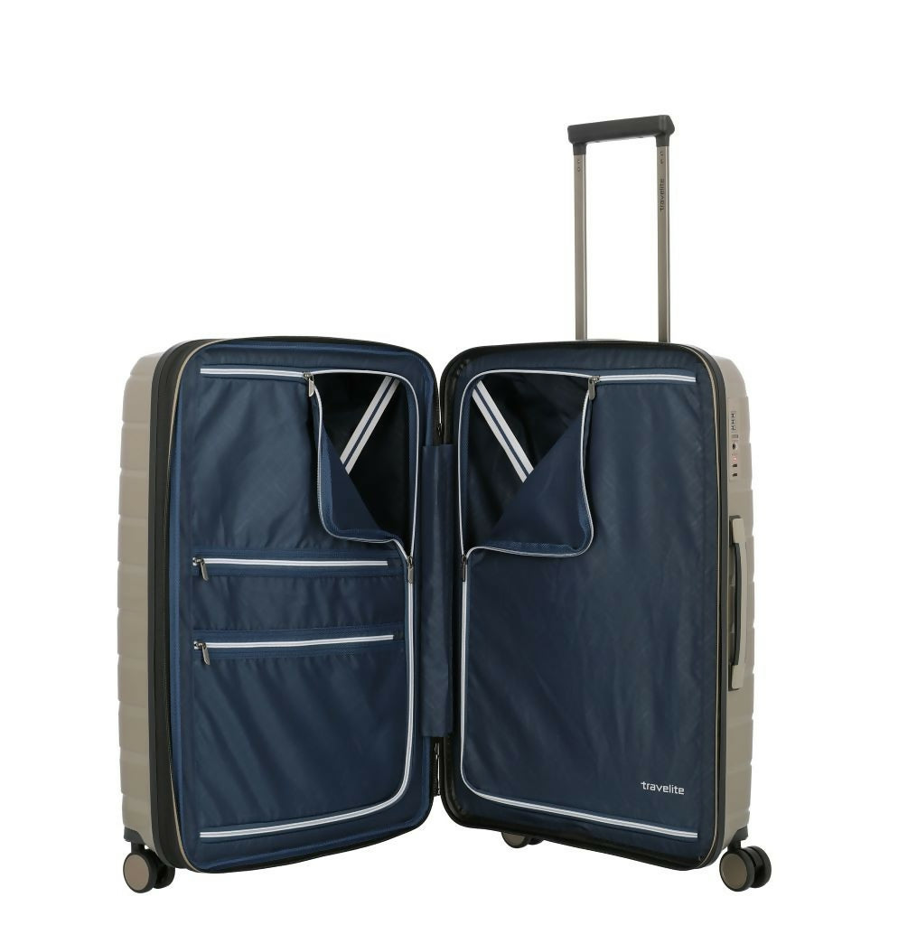 Travelite Air Base Champagner 4-Rollen Trolley M erw.