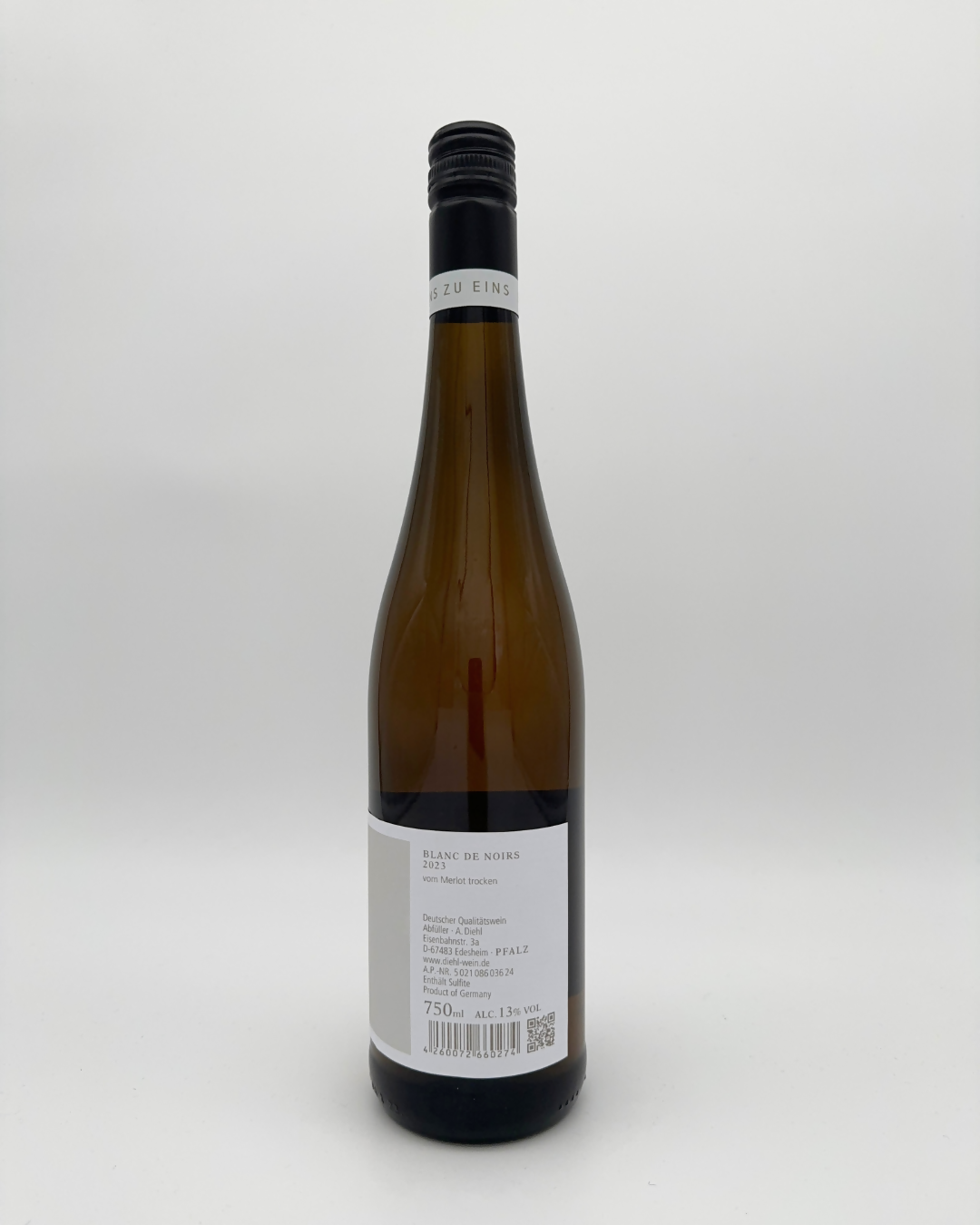 A. Diehl, Blanc de Noirs "eins zu eins" QbA trocken