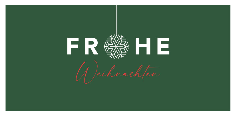 “Moin Vechta, Vechta schenkt-Gutscheinkarte, Vechta schenkt-Klappkarte “Frohe Weihnachten”